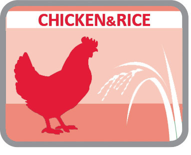Rico en pollo y con arroz